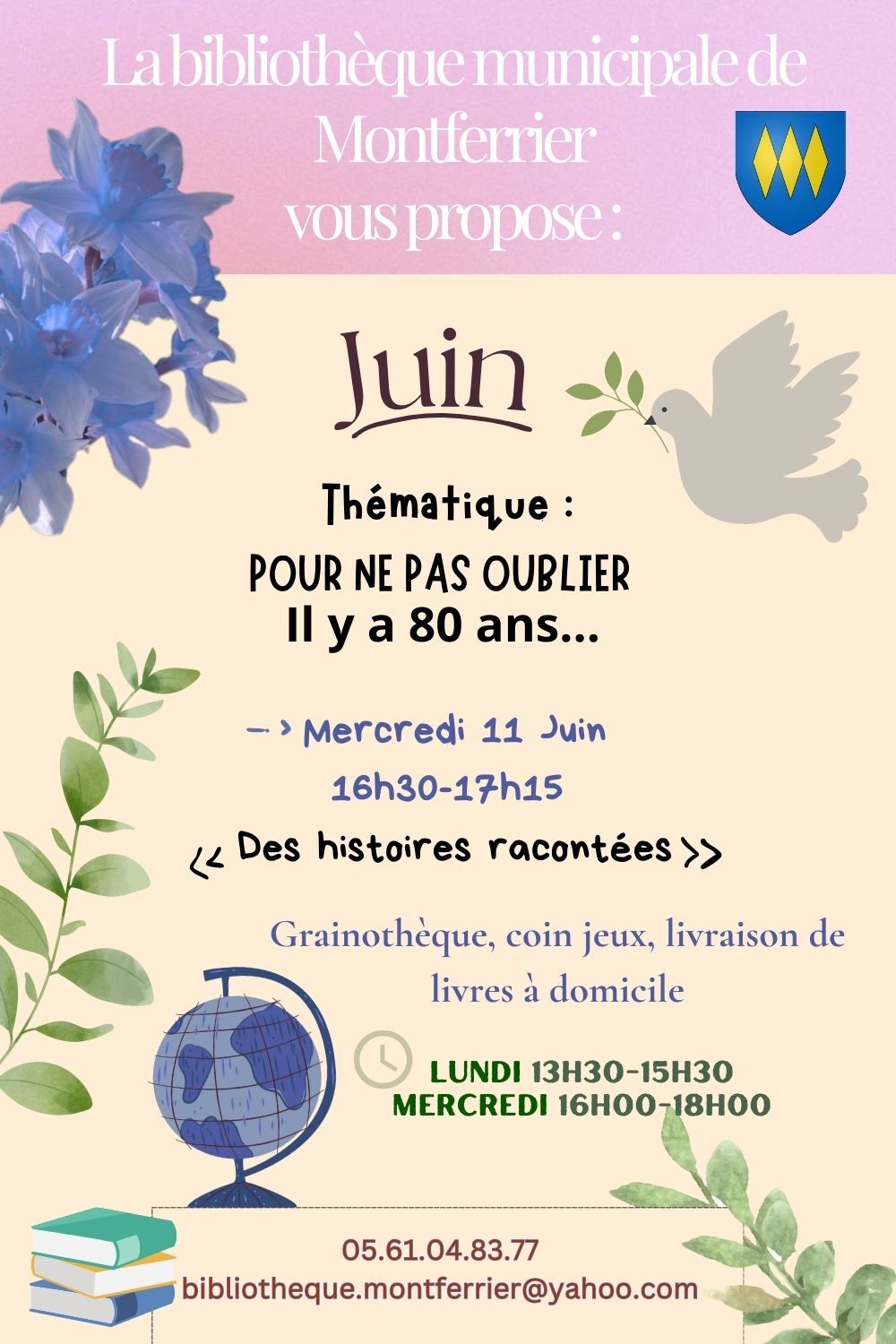 Programme Juin Bibliothèque